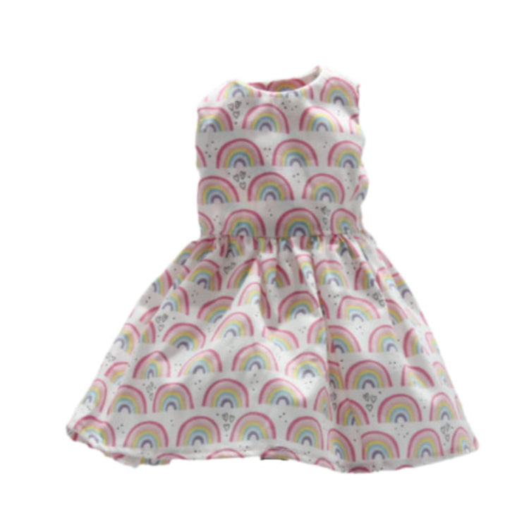 18-inch Cotton Rainbow Dress