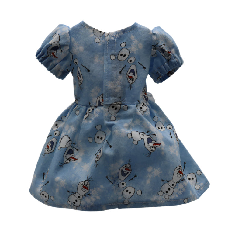 Blue Frozen Olaf cotton dress