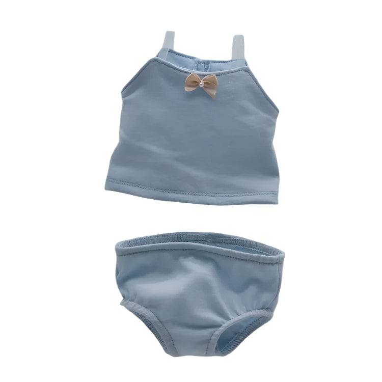 18" Blue cotton undergarment