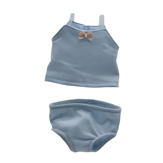 18" Blue cotton undergarment