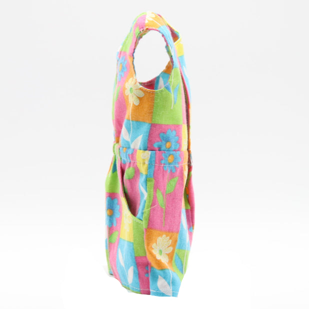 18" Doll Romper Created with a 60's Themed Fabric