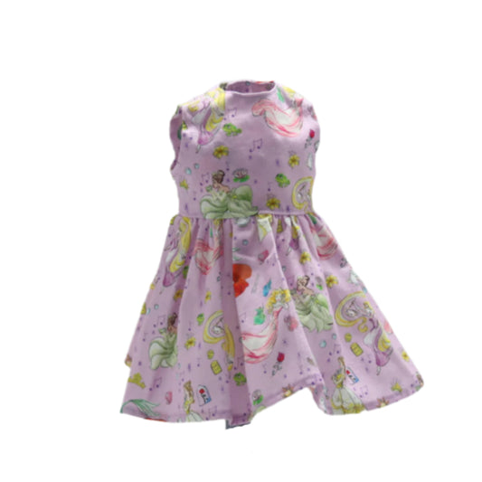 18" Lavender dress with Disney Princess
