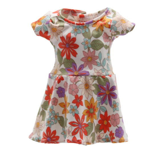 18 inch Fall Flowered Dress